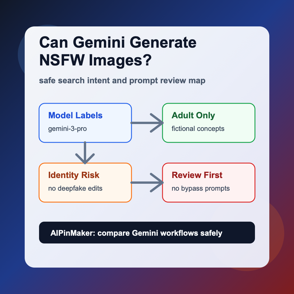 Gemini NSFW image generation question and review workflow preview