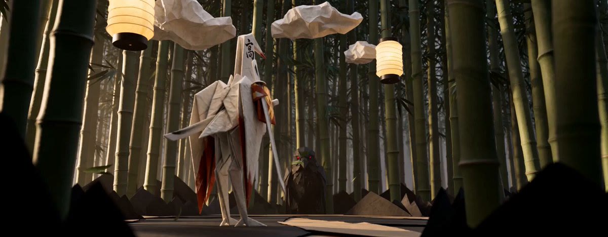 X sourced Luma origami video preview frame used for AI video workflow planning
