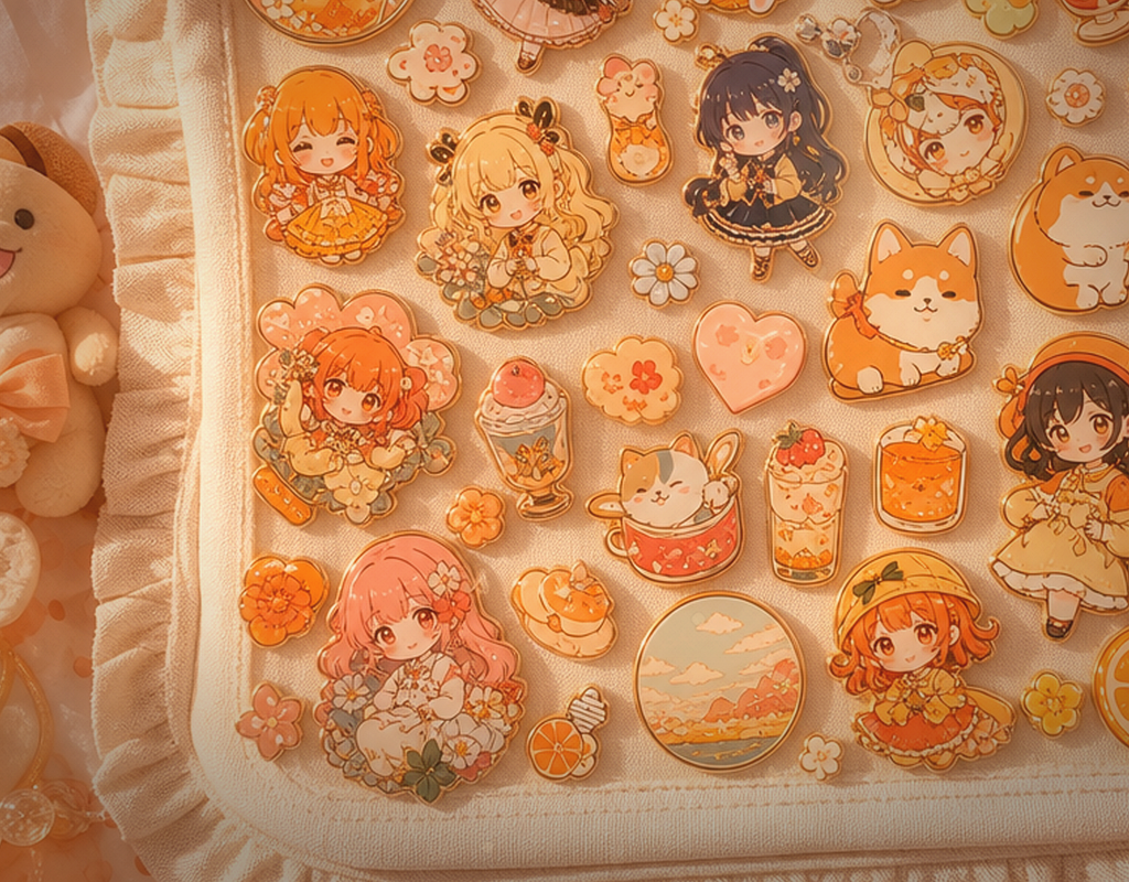 Custom pin maker enamel pin collection preview